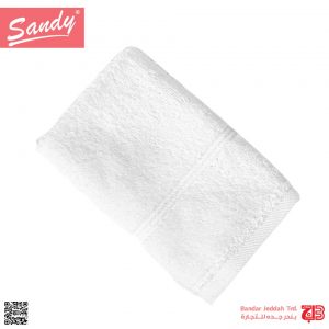 Sandy Face Towel White