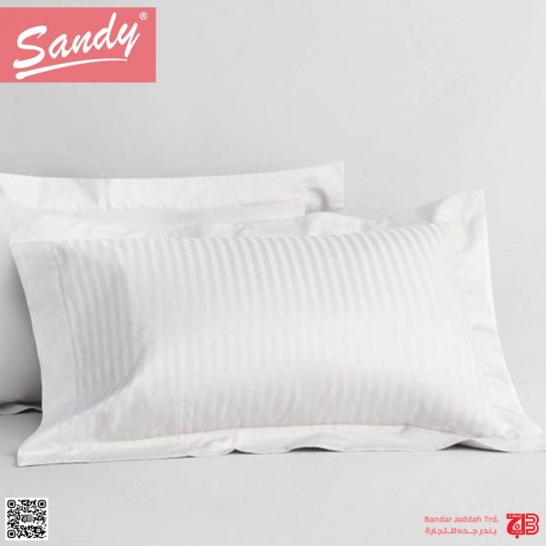 Sandy Hotel Bed Linen Stripe White - Image 6