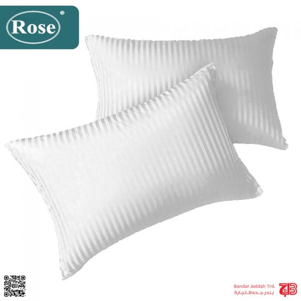 Rose Hotel Bed Linen Stripe White - Image 4