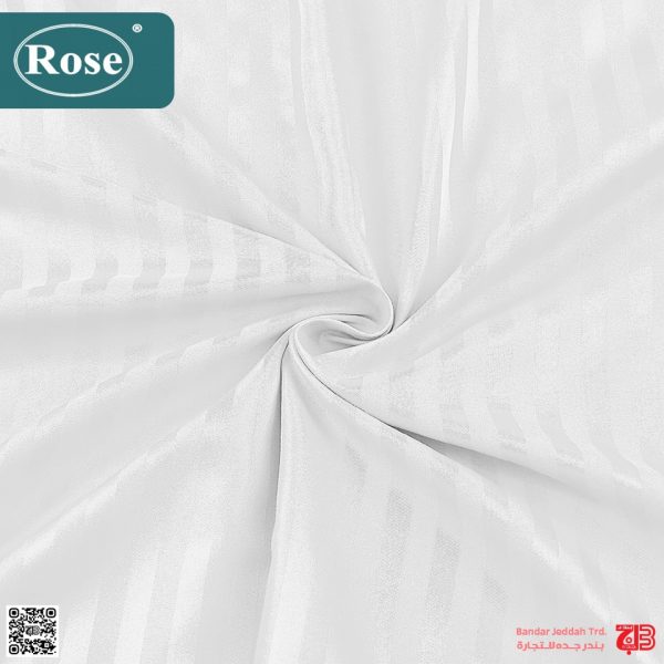 Rose Hotel Bed Linen Stripe White - Image 6